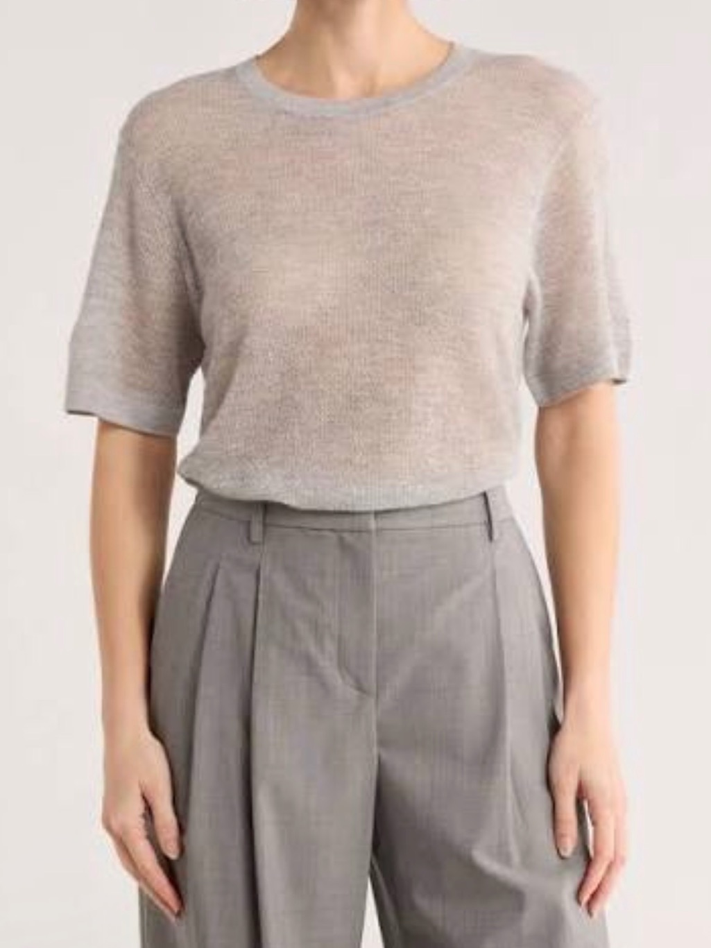 Twp Sz 2xs - Xs 100% Cashmere T Shirt Top Ponte Knit